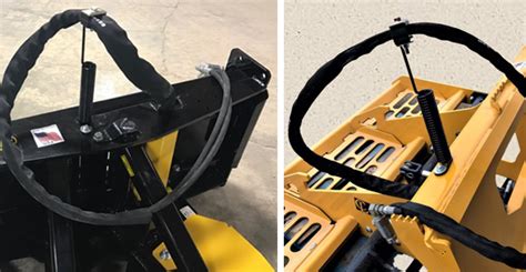 hydraulic hose saver for skid steer|hydraulic hose support with spring.